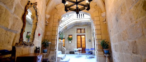 Interior entrance