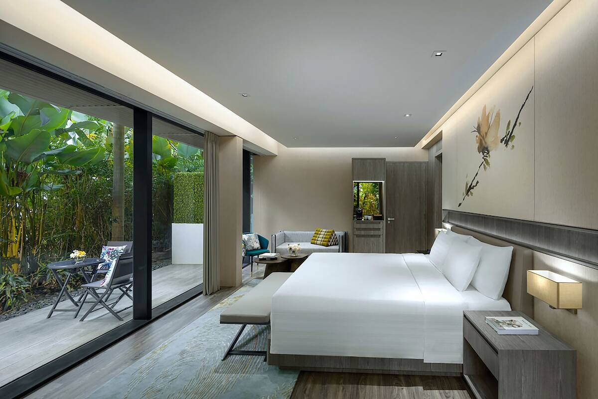 Prestige Suite Terrace | มินิบาร์, ตู้นิรภัยในห้องพัก, โต๊ะทำงาน, พื้นที่ทำงานแบบใช้แล็ปท็อป