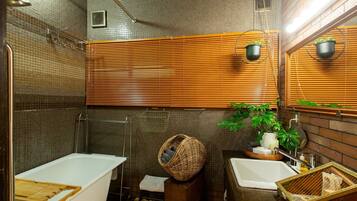 Hair dryer, towels
