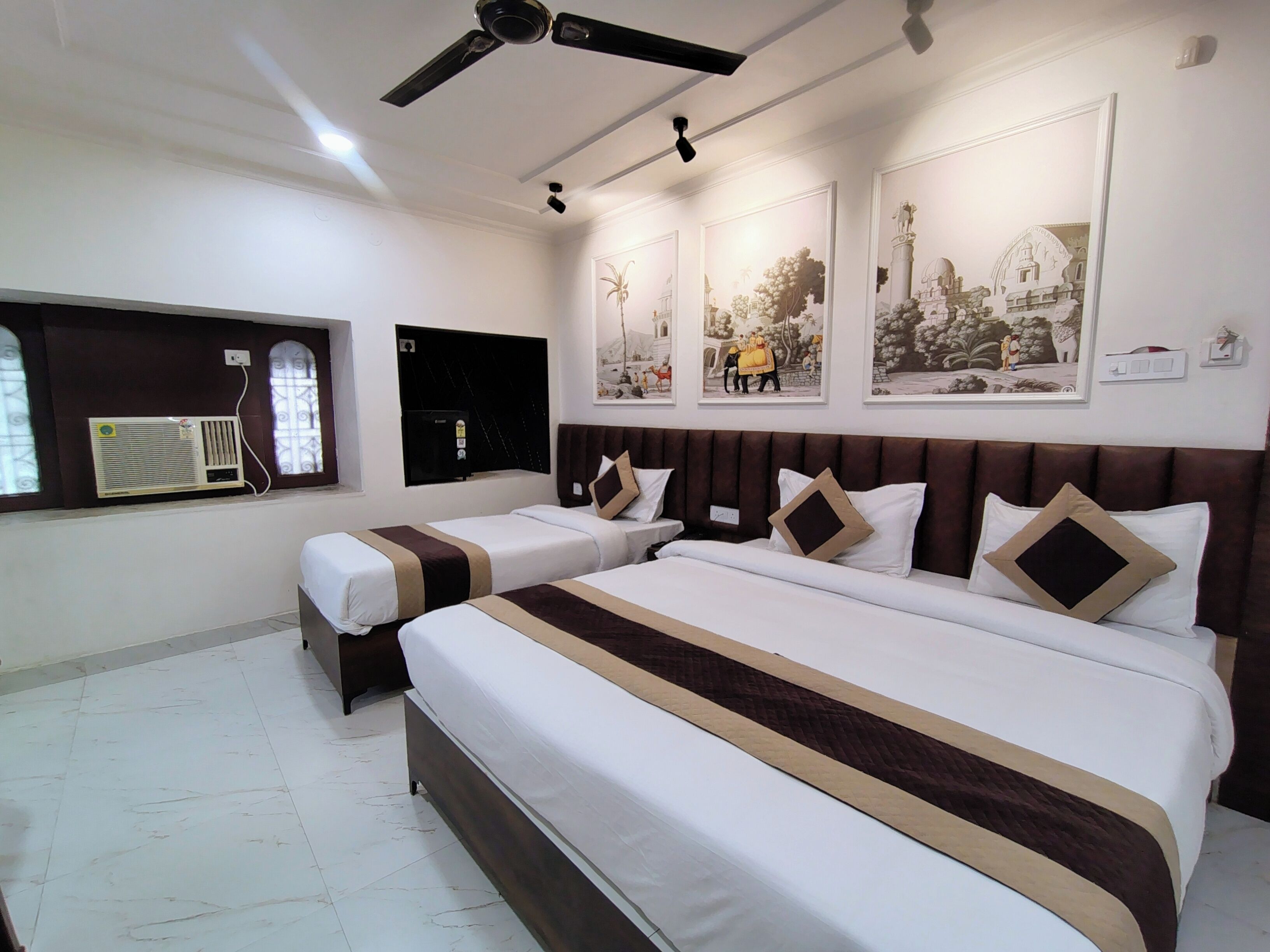 Familierom | Allergitestet sengetøy, lydisolert, wi-fi (inkludert) og sengetøy