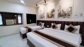 Familierom | Allergitestet sengetøy, lydisolert, wi-fi (inkludert) og sengetøy