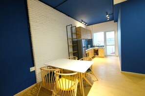 Comfy & Modern Apartment | Shared kitchen facilities | Fridge, electric kettle, cookware/dishes/utensils - Stay In Nha Trang Apartments (Nha Trang)