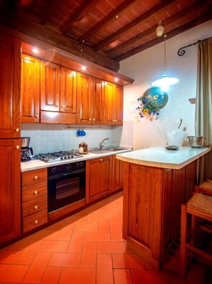 Fridge, oven, dishwasher, coffee/tea maker