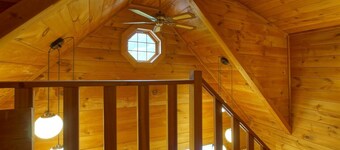 Fashionable charming log house standing / Ito Shizuoka