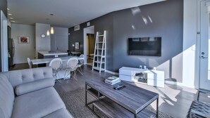 Living room - Eye-catching Urban Flat Huge 2BR by Levi's + Cisco (San Jose)