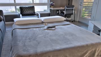 2 dormitorios, tabla de planchar con plancha, wifi y ropa de cama