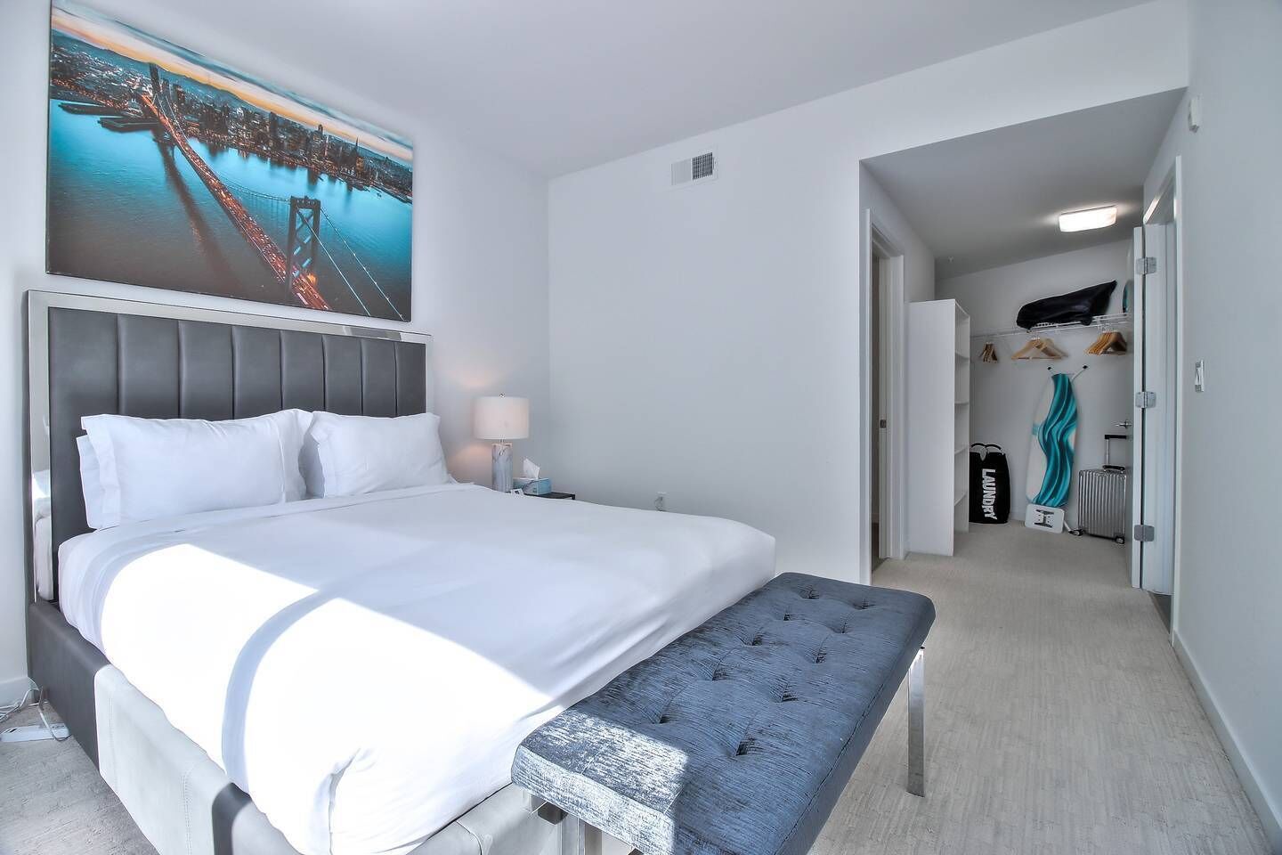 2 bedrooms, iron/ironing board, free WiFi, bed sheets