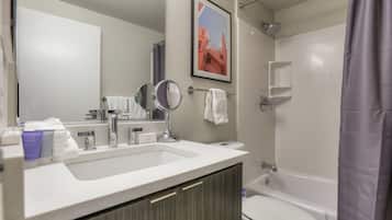 Hair dryer, towels