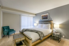 1 bedroom, iron/ironing board, bed sheets