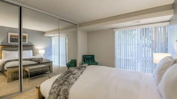 1 bedroom, iron/ironing board, bed sheets
