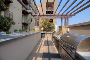 BBQ/picnic area - Brand New Urban Flat in MV! Gym, Pool /spa & More (Mountain View)