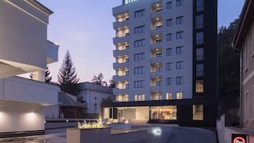 Front of property - evening/night