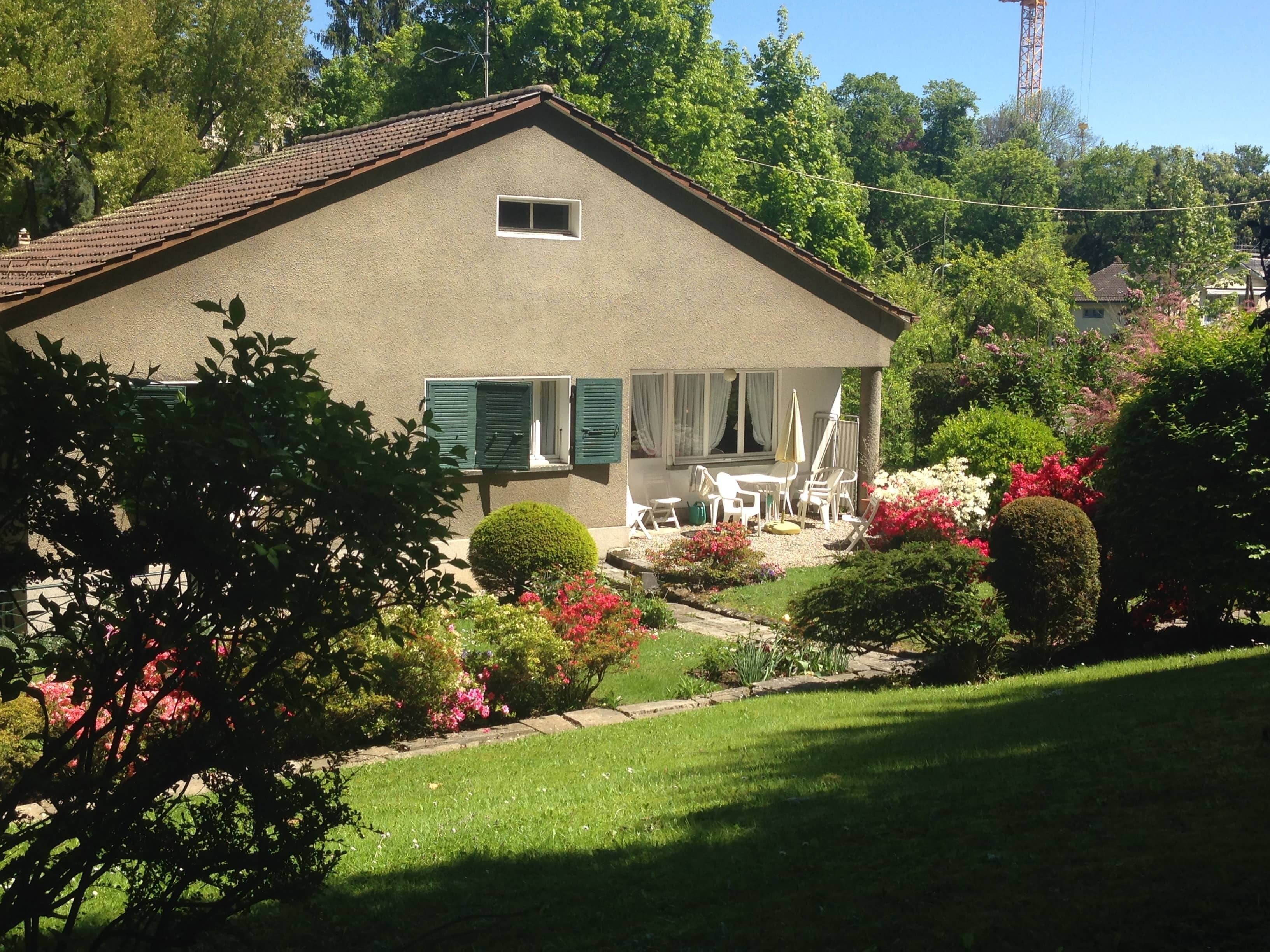 Villa Boissière in green park Geneva center - 5-6 free car parks