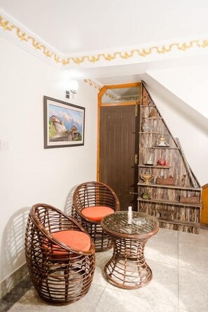 Sala de estar en el lobby