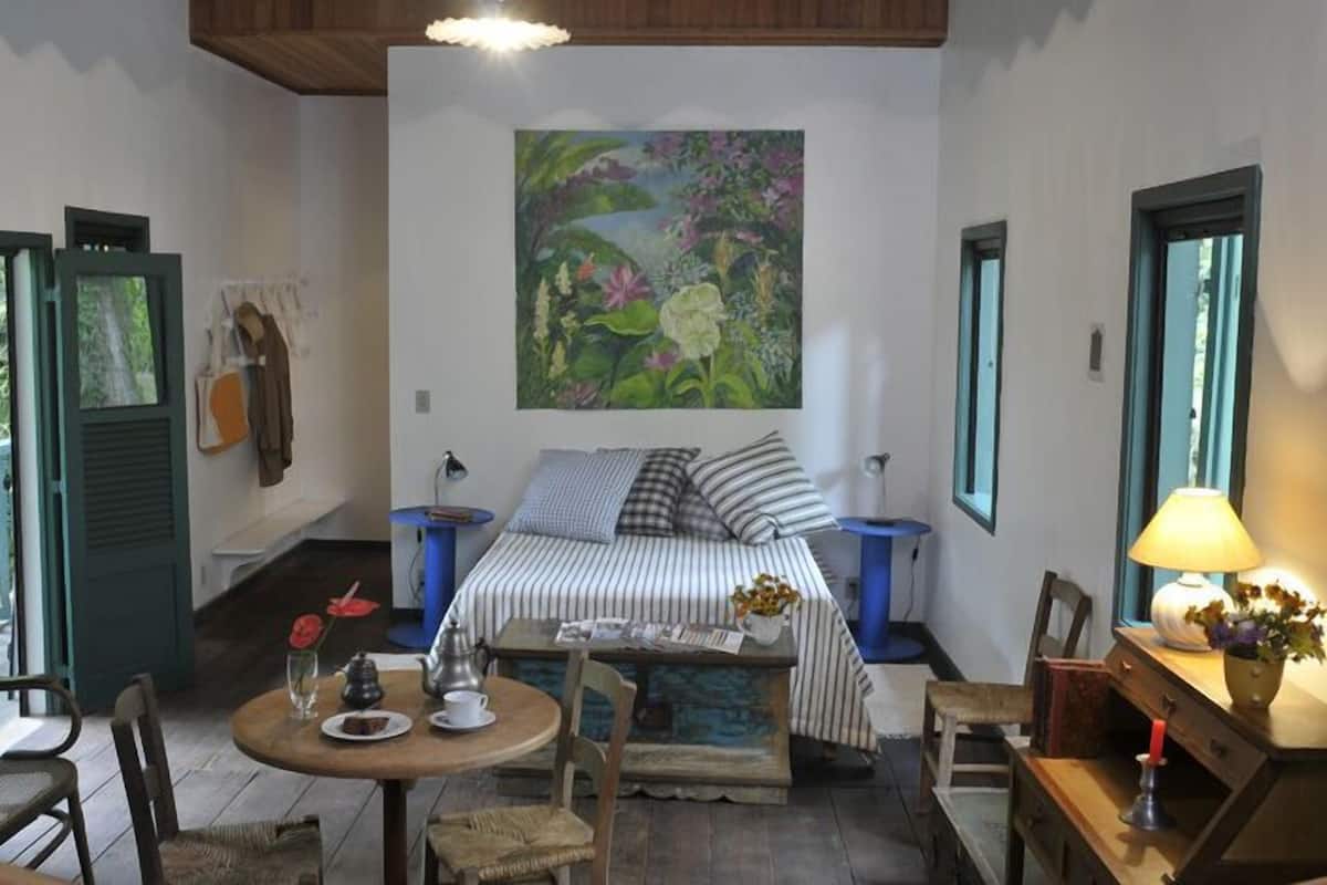Desk, iron/ironing board (on request), WiFi (free)