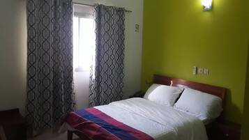 Individually decorated, individually furnished, iron/ironing board