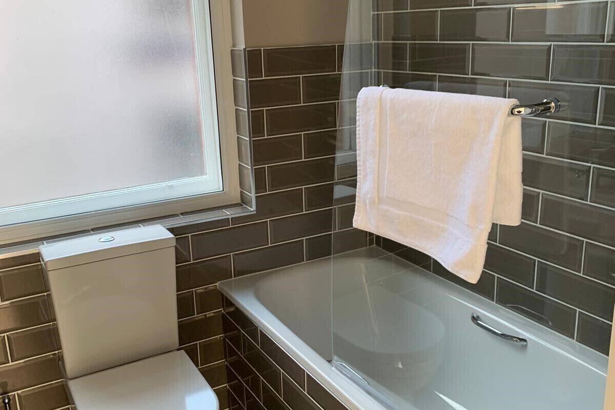 free toiletries, hair dryer, towels, soap