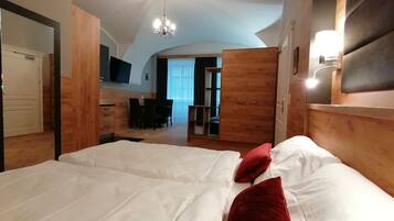 Estudio tradicional (Top 11) | 1 habitación, sábanas de algodón egipcio y ropa de cama de alta calidad