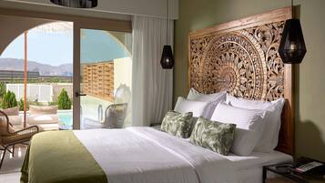 Superior Junior Suite with Private Pool 3 pax | In-room safe, soundproofing, iron/ironing board, free WiFi