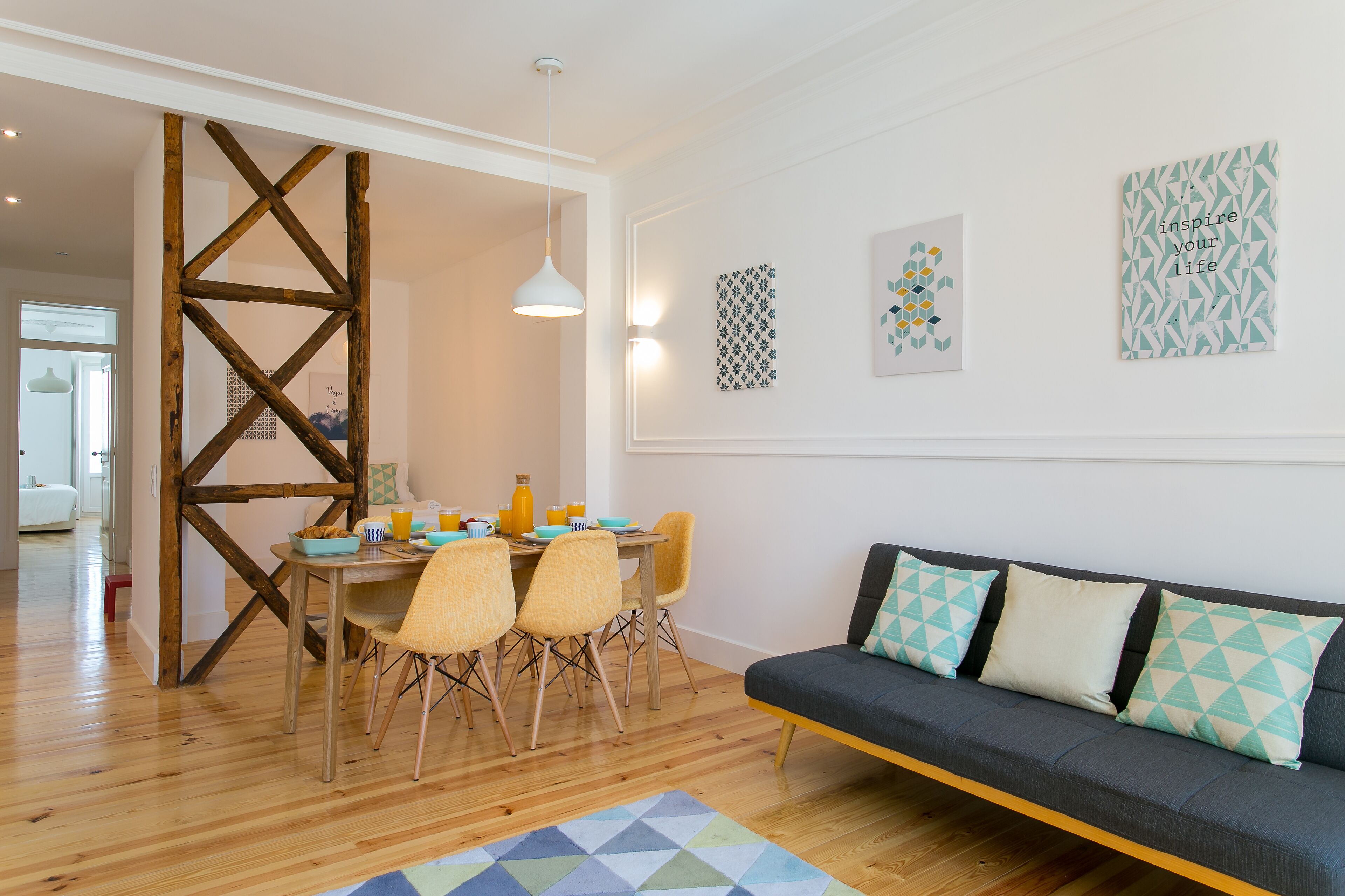 ALTIDO New&Trendy 2-bed flat w/seaview in Lapa