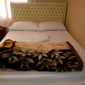 Free WiFi, bed sheets