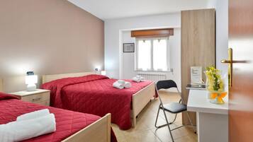 Desk, soundproofing, free cribs/infant beds, rollaway beds