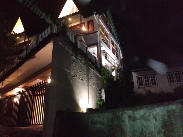 Front of property – evening/night