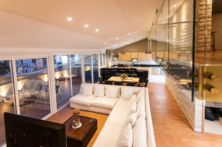 Área de sala de estar. Hotel Boutique Rosario Sur