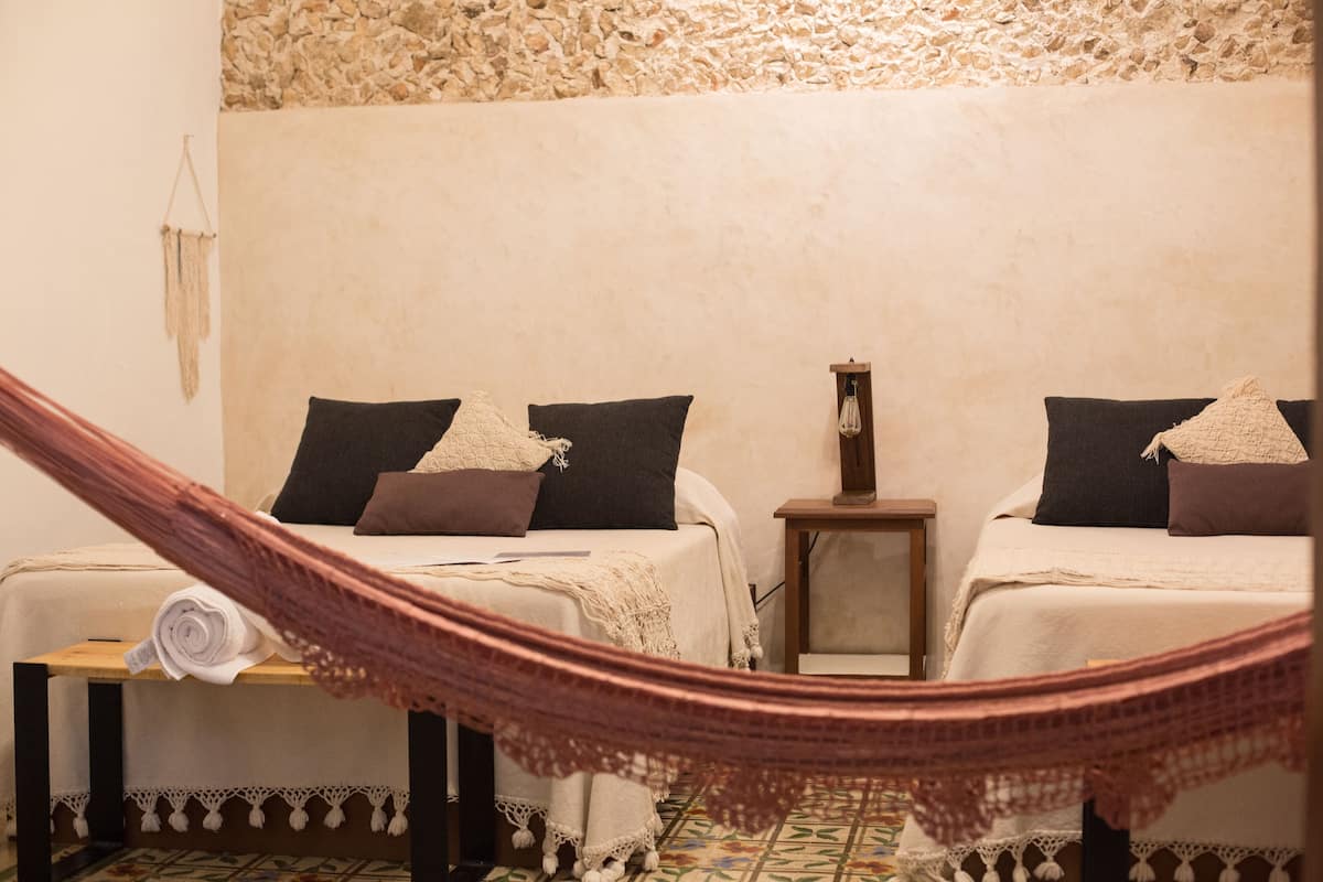 Standard Quadruple Room, 2 Double Beds | In-room safe, blackout drapes, WiFi (free)