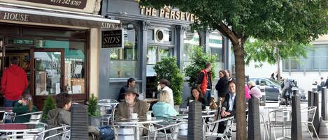 Udendørs spisemuligheder