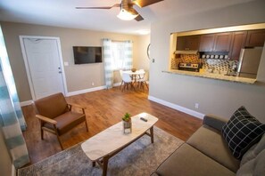 Living room - Brief Homes - The Victor 1 Bedroom Apartment #5 (Oakland Park)