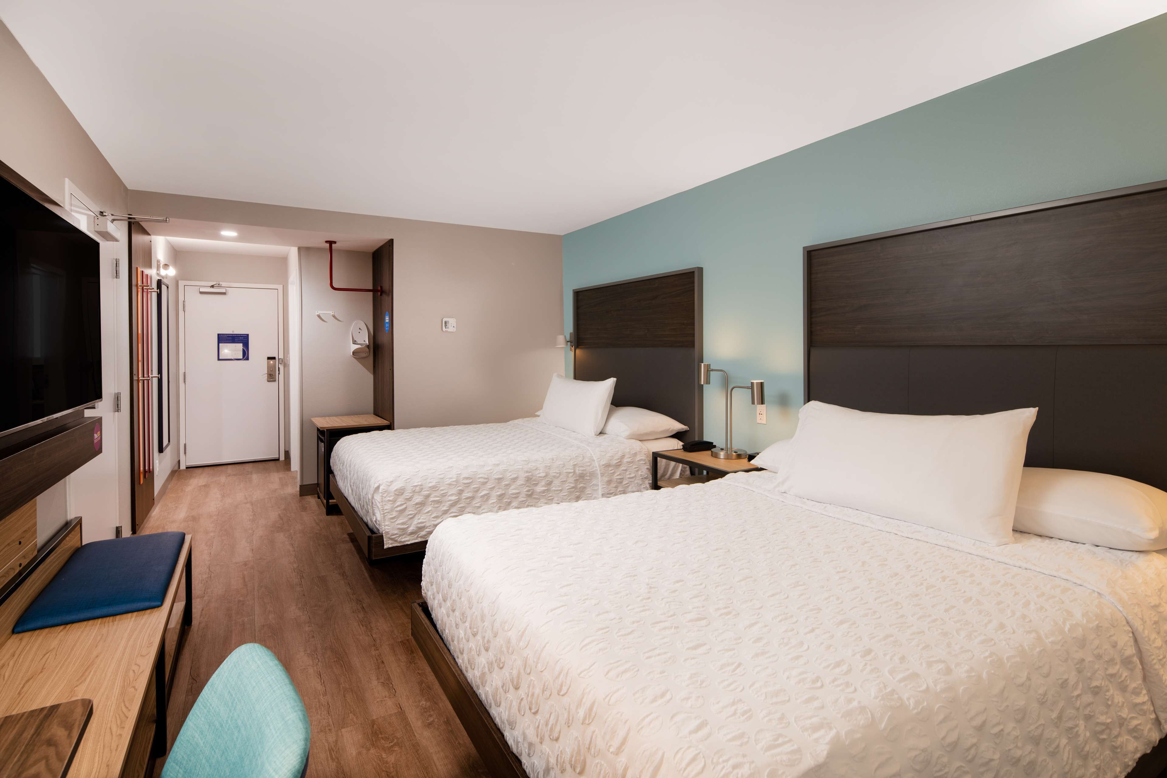 room, 2 queen beds | iron/ironing board, free wifi, bed sheets