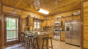 Cabin, Multiple Beds, Private Pool | Private kitchen | Coffee/tea maker, fridge, microwave, stovetop - A NEW Beginning #522 (Cosby)
