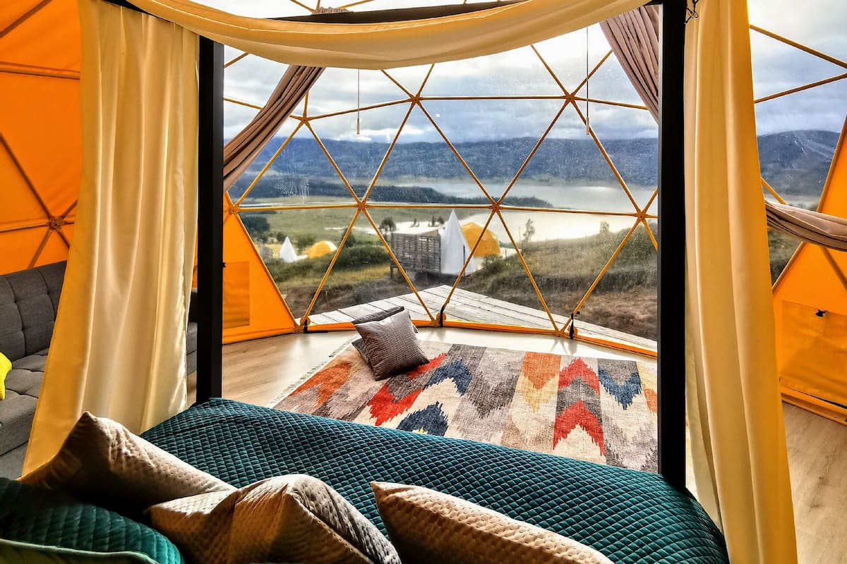 Deluxe Double Room, Non Smoking, Lagoon View (Domo Doble) | Down comforters, rollaway beds, bed sheets