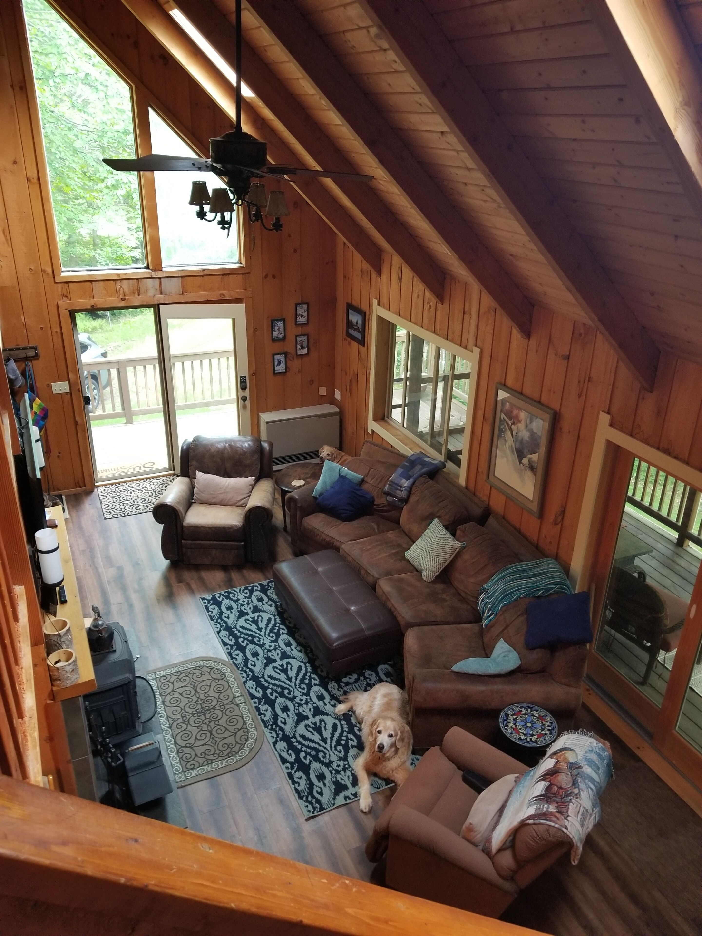 Private Chalet located 8 minutes from Mt. Snow and close to  snowmobile trails.