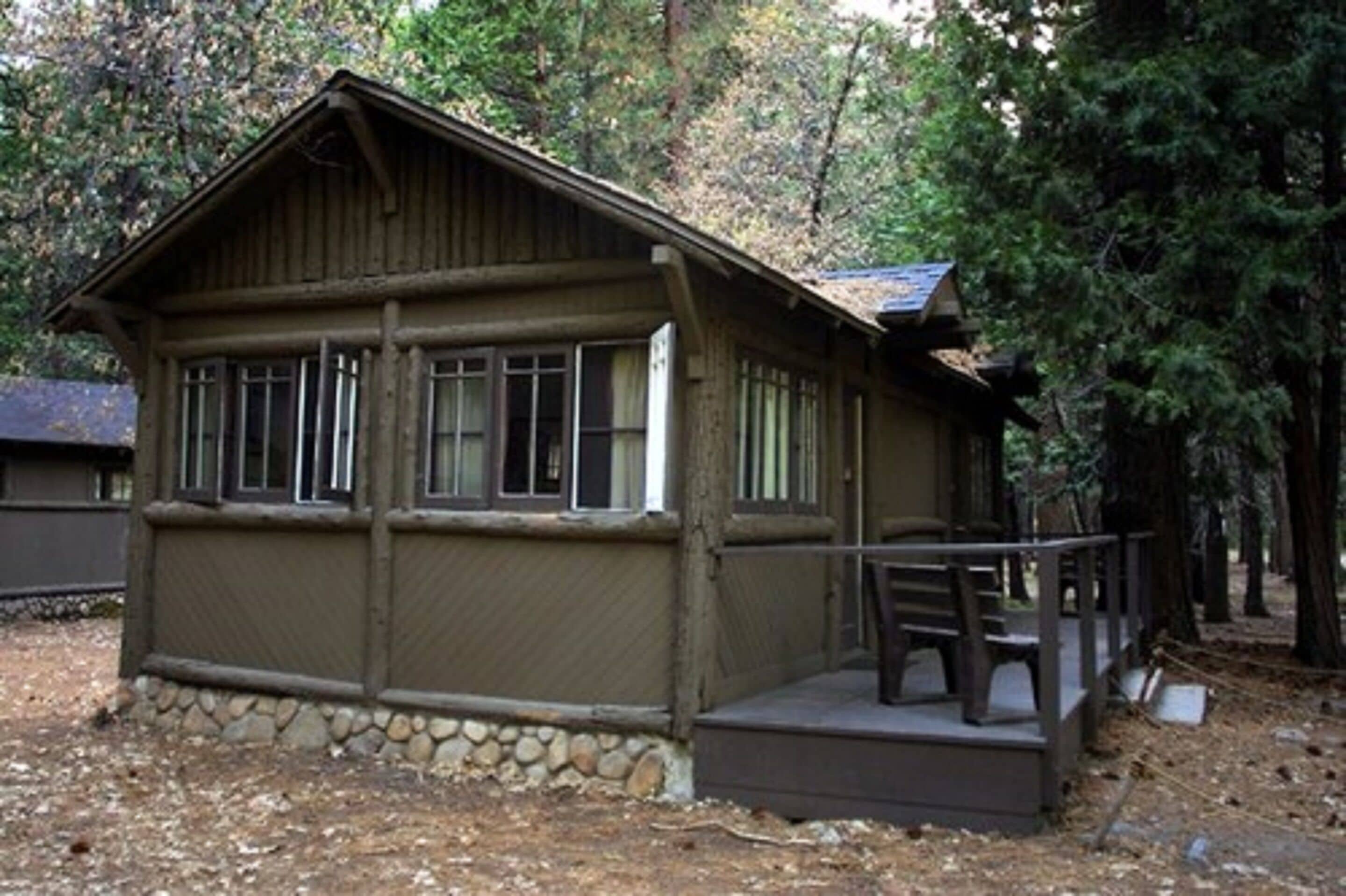 cabin with private bath | bed sheets