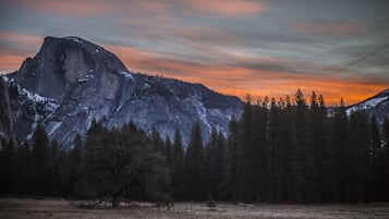 Vue sur les montagnes