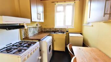 Mini-fridge, microwave, oven, rice cooker