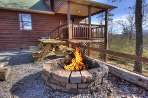 Cabin, Multiple Beds, Hot Tub, Mountain View | Terrace/patio - I Love View #136 (Sevierville)