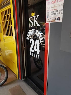 Fassade der Unterkunft