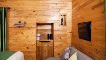豪華小屋, 1 間臥室, 山景, 花園 | 埃及棉床單、高級寢具、記憶棉床墊、獨特設計