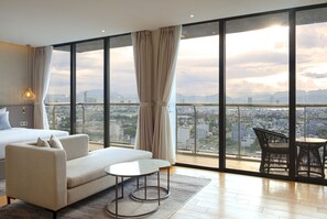 Suite Junior, vue ville | Vue de la chambre