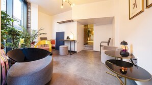 Sitteområde i lobbyen