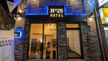 Front of property - evening/night