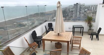 Ocean view, pool, gym , car garage, domos art