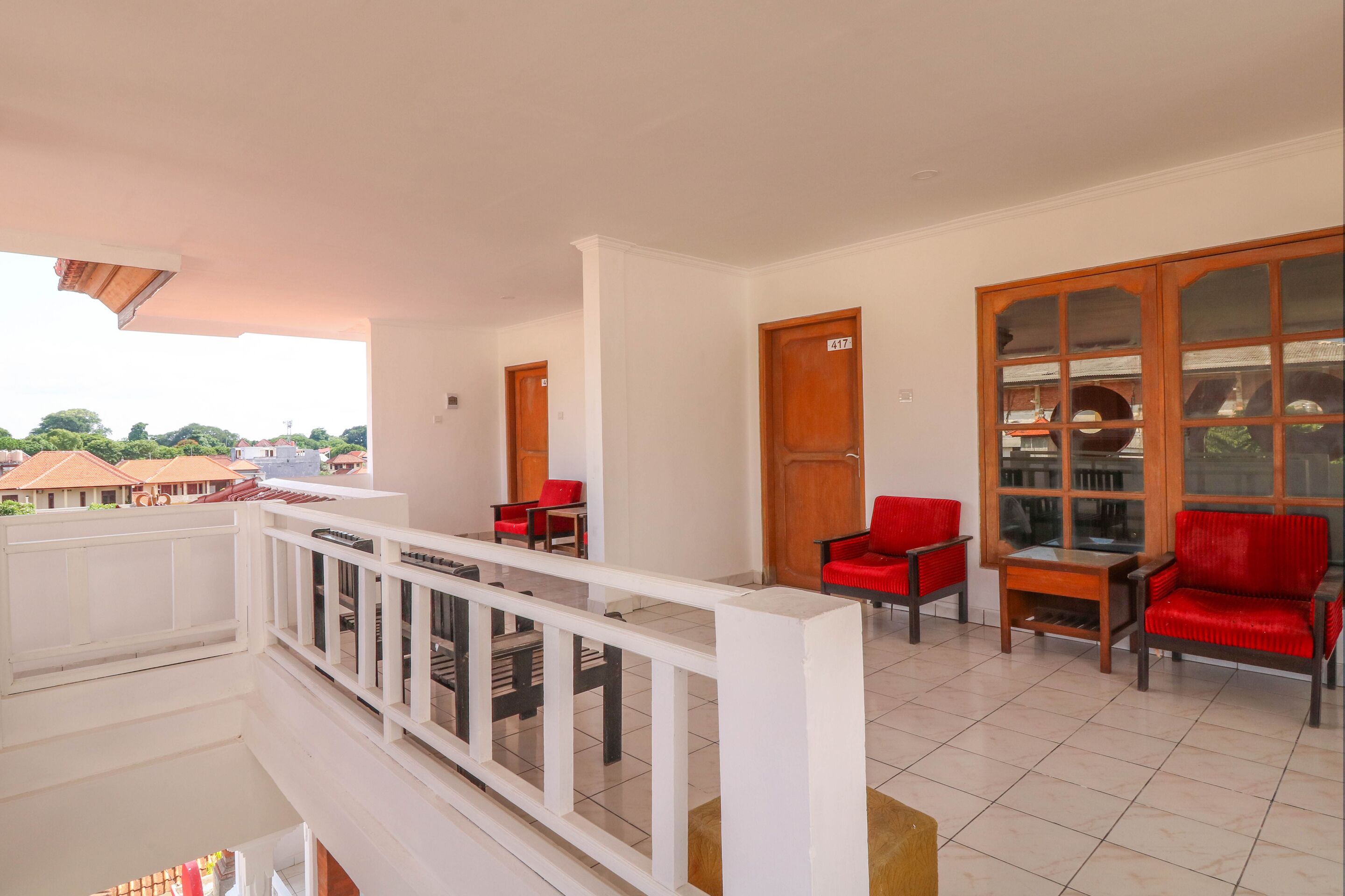 Pemandangan balkon