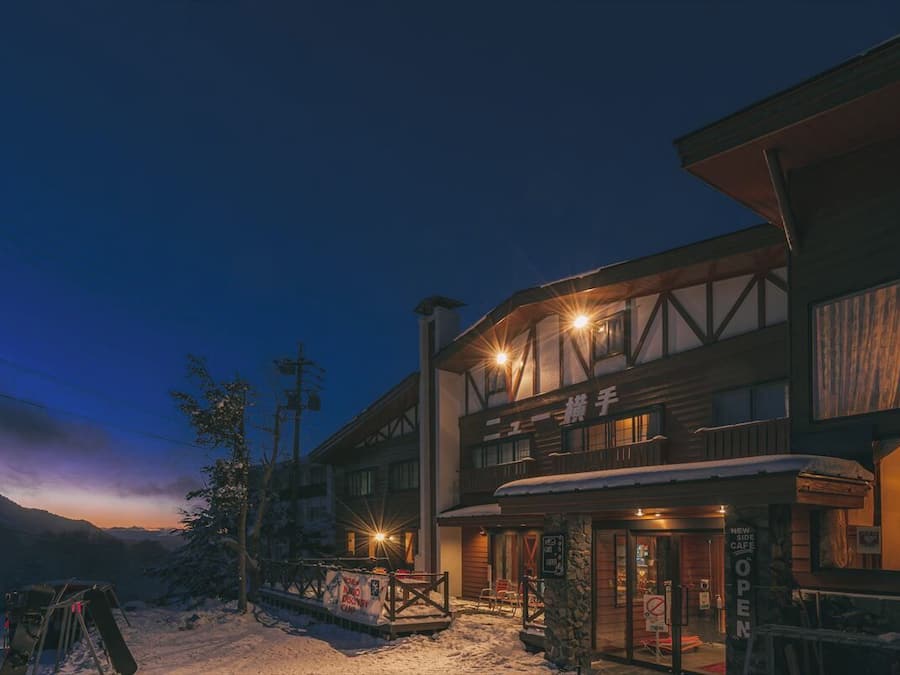 Majoituspaikan julkisivu