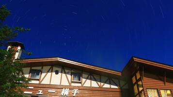 Front of property – evening/night