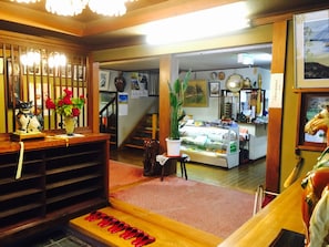 Interior entrance