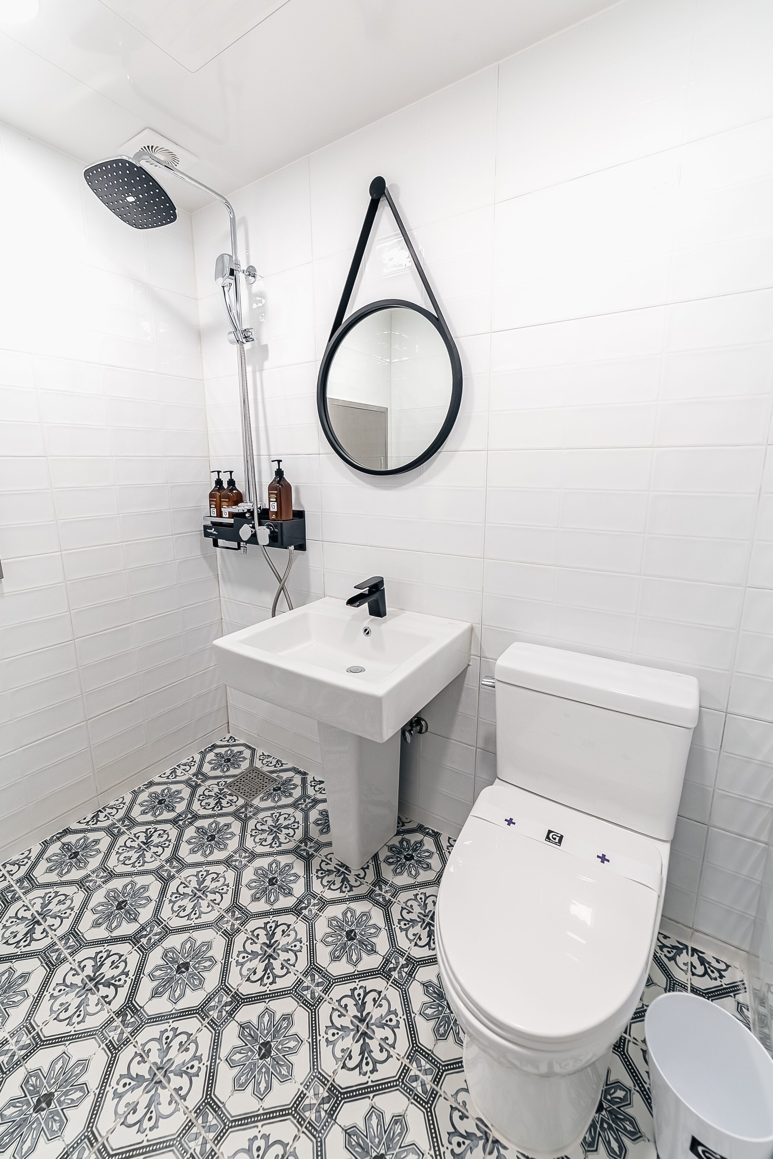 shower, free toiletries, hair dryer, bathrobes